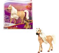 Mattel Spirit Untamed Herd Horse (Approx. 8-in), Moving Head, Palomino with Long Blonde Mane & Playful Stance, Great Gift for Horse Fans Ages 3 Years Old & Up