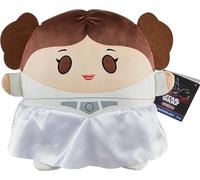 Mattel Star Wars Cuutopia Plush Princess Leia, Soft Rounded Pillow Doll, Collectible Toy Gift Inspired by the Fan-Favorite Character, 10-inch