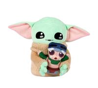 Mattel Star Wars Grogu Plush Figure & Small Anzellan Soft Doll with Sound Inspired by Bad Baby, No Squeezie from Star Wars: The Mandalorian Season 3, HXV50