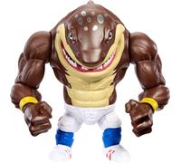 Mattel Street Sharks Action Figure with Bite & Slam Motion, Big Slammu Collectible Toy Inspired by 90s TV Half-Man Half-Shark Hero, 6-Inch