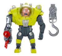 Mattel Street Sharks Action Figure with Spring-Fired Speargun Accessory, Dr Piranoid Collectible Toy Inspired by 90s TV Villain, 6-Inch