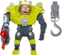 Mattel Street Sharks Action Figure with Spring-Fired Speargun Accessory, Dr Piranoid Collectible Toy Inspired by 90s TV Villain, 6-Inch