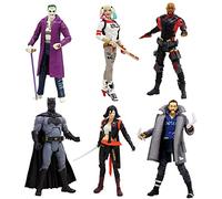 Mattel suicide-squad multiverse < 1 BOX = 6 pieces with > about 6 inches high plastic pre-painted action figure set