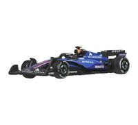 Hot Wheels Premium Formula 1 Carlos Sainz Race Car in 1:64 Scale | Officially Licensed Atlassian Williams F1 Team Toy Race Car with Real Riders Tires & Metal/Metal Body & Chassis, JKD85
