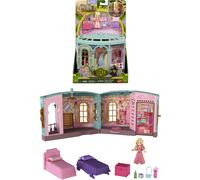 Mattel Universal Pictures Wicked So Popular Dorm Small Doll Playset with 3 Play Spaces & 9 Accessories, Inspired by The Movie