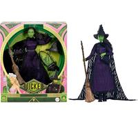 Mattel Universal Wicked Deluxe Elphaba Fashion Doll and Accessories, Movie Inspired Look with Braided Hair and Portability