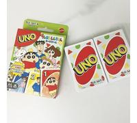 Mattel UNO Crayon Shin-chan Card Game Anime Shinnosuke Nohara Family Party Japan