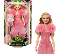 Mattel Wicked Singing Glinda Fashion Doll & Accessories | Posable with Movie-Inspired Look & Removable Outfit, Sings “Popular” , JLG49