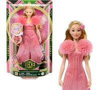 Mattel Wicked Singing Glinda Fashion Doll & Accessories, Posable with Movie-Inspired Look & Removable Outfit, Sings “Popular”