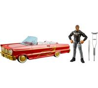 WWE Lucha Low Rider Vehicle Set with Rey Mysterio Main Event Action Figure & Toy Car