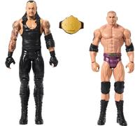 Mattel WWE Action Figure Battle Pack 2 Pack with WWE Championship Title Championship Showdown Roman Reigns vs John Cena, HLL78