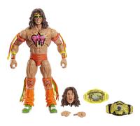 Mattel WWE Action Figures | WWE Ultimate Warrior Ultimate Edition Fan TakeOver Collectible Figure with Accessories | Gifts for Kids and Collectors [Am