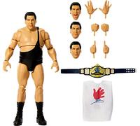 Mattel WWE Andre the Giant Ultimate Edition Action Figure with Interchangeable Accessories, Articulation & Life-Like Detail, 6-Inch (HKT47)