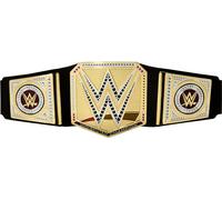Mattel WWE Championship Title, Undisputed WWE Universal Championship Role-Play & Costume Accessory, Wearable Leather-like Belt 3+ Feet with One-Time Adjustment, HYJ35, Black