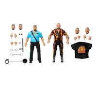 Mattel WWE Coliseum Collection Action Figure 2-Pack with Bam Bam Bigelow & Big Boss Man 6-inch Collectibles & Accessories Including Swappable Parts