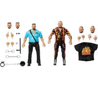 Mattel WWE Coliseum Collection Action Figure 2-Pack with Bam Bam Bigelow & Big Boss Man 6-inch Collectibles & Accessories Including Swappable Parts