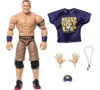 Mattel WWE Elite Action Figure & Accessories, Greatest Hits 2025 Series, 6-inch Collectible John Cena with 25 Articulation Points & Swappable Hands