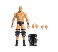 Mattel WWE Elite Action Figure & Accessories, Greatest Hits 2025 Set, 6-inch Collectible “Stone Cold” Steve Austin with 25 Articulation Points & Swappable Hands, JHT58