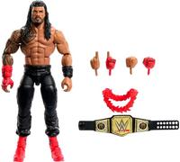 Mattel WWE Elite Action Figure & Accessories, Series #110 Roman Reigns 6-inch Collectible with 25 Articulation Points & Swappable Hands