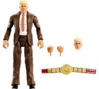 Mattel WWE Elite Action Figure & Accessories, Series #120, 6-inch Collectible Cody Rhodes with 25 Articulation Points & Swappable Hands, JCJ31