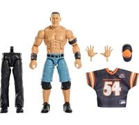 Mattel WWE Elite Collection Action Figure & Accessories, Premium Live Event John Cena Set, WrestleMania with Sam Roberts Build-A-Figure Parts, JHX77