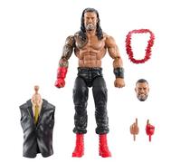Mattel WWE Elite Collection Action Figure & Accessories, Premium Live Event Roman Reigns Set, SummerSlam with William Regal Build-A-Figure Parts, JCJ55