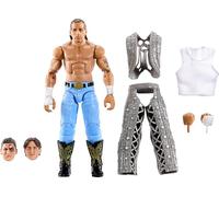Mattel WWE Elite Collection Action Figure & Accessories, Premium Live Event Shawn Michaels Set, SummerSlam with William Regal Build-A-Figure Parts, JCJ56