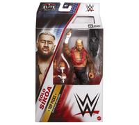 Mattel Action Figure Set Sola Sikoa, WWE Elite, 6in, Swappable Hands, Ring Gear, 25 pts