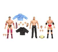 Mattel WWE Elite Evolution 3-Pack Action Figures & Accessories Sets, 6-inch Collectibles with Swappable Parts, Includes Triple H, Randy Orton & Batista