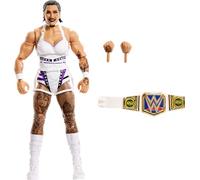 Mattel WWE Elite Figure and Accessories, Series #110 Rhea Ripley 6-Inch Collectible Figure and Accessories with 25 Points of Joint and Interchangeable Hands