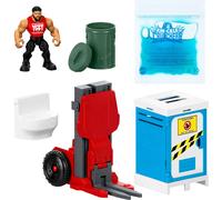 Mattel WWE Knuckle Crunchers Backstage Brawl Playset with, 5 Accesso (US IMPORT)