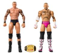 Mattel WWE Main Event Championship Showdown 2-Pack Action Figures & Accessory Series #19 CM Punk vs Randy Orton Collectible Set