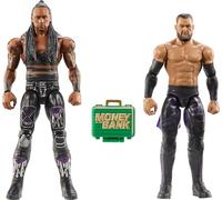 Mattel WWE Main Event Championship Showdown 2-Pack Action Figures & Accessory, Series #20 Damian Priest & Finn Balor Collectible Set, JCV72