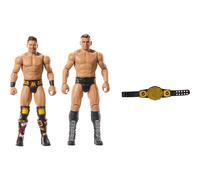 Mattel WWE Main Event Championship Showdown 2-Pack Action Figures & Accessory, Series #20 Gunther & The Miz Collectible Set