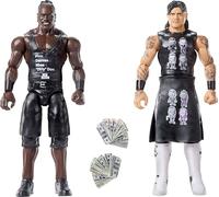 Mattel WWE Main Event Showdown Action Figures 2-Pack with Accessory, Series #21 R-Truth vs “Dirty” Dominik Mysterio Collectible Set, 6-inch