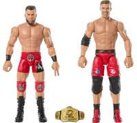 Mattel WWE Main Event Showdown Action Figures 2-Pack with Accessory, Series #22 Austin Theory & Grayson Waller Collectible Set, 6-inch