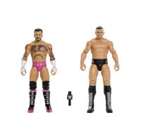 Mattel WWE Main Event Showdown Action Figures 2-Pack with Accessory | Series #28 CM Punk vs Gunther Collectible Set, 6-inch Superstar Action Figures, JHJ67