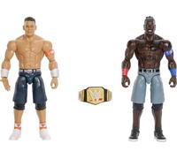 Mattel WWE Main Event Showdown Action Figures 2-Pack with Accessory | Series #28 John Cena vs Ron Killings Collectible Set, 6-inch Superstar Action Figures, JHJ66