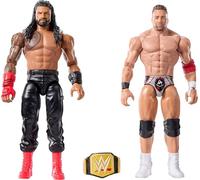 Mattel WWE Main Event Showdown, Series #21 Roman Reigns vs LA Knight Collection Figures Set of 2 (15.2 cm)