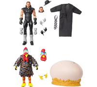 Mattel WWE Set of 2 Action Figures, Ultimate Edition Survivor Series 1990 Undertaker & Gobbledy Gooker Collectibles with Interchangeable Accessories