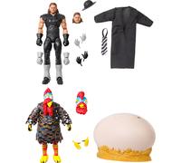 Mattel WWE Set of 2 Action Figures Ultimate Edition Survivor Series 1990 Undertaker & Gobbledy Gooker Collectibles with Interchangeable Accessor