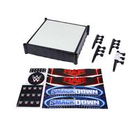Mattel WWE Superstar Ring, 14 inches with Spring-Loaded Mat, 4 Event Apron
