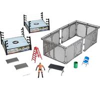 Mattel WWE Survivor War Games Playset with Action Figure, 2 Rings, Cage & 5 Accessories, Includes Randy Orton 6-inch Collectible
