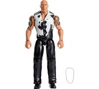 Mattel WWE The Rock Action Figure, Main Event Series #156, 6-inch Collectible Superstar with 14 Articulation Points & Life-Like Look