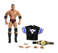 Mattel WWE The Rock Elite Collection Action Figure Deluxe Articulation & Life-like Detail with Iconic Accessories 6-inch