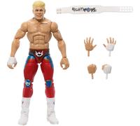 WWE Top Picks Elite Action Figure & Accessories Set, “The American Nightmare” Cody Rhodes 6-inch Collectible with Swappable Hands, Ring Gear &