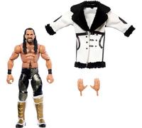 Mattel WWE Top Picks Elite Action Figure & Accessories Set, Seth “Freakin” Rollins 6-inch Collectible with Swappable Hands, Ring Gear & 25 Articulation Points