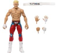 WWE Top Picks Elite Action Figure & Accessories Set, “The American Nightmare” Cody Rhodes 6-inch Collectible with Swappable Hands, Ring Gear &