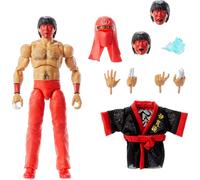 Mattel WWE Ultimate Edition Action Figure & Accessories, 6-inch The Great Muta Collectible Set, Swappable Heads & Hands, 30 Articulation Points
