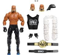 Mattel WWE Ultimate Edition Action Figure & Accessories Set, “Hollywood” Hulk Hogan 6-inch Collectible with 30 Articulation Points, Swappable Pieces & Entrance Gear